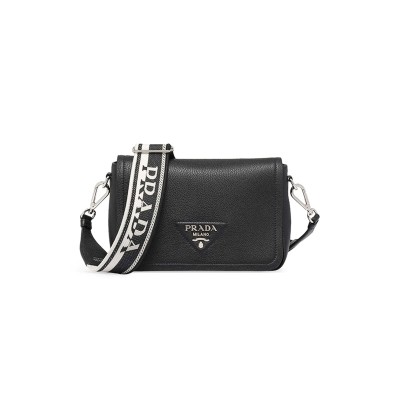 PRADA LEATHER SHOULDER BAG 1BD314  (23*15.5*9cm) 